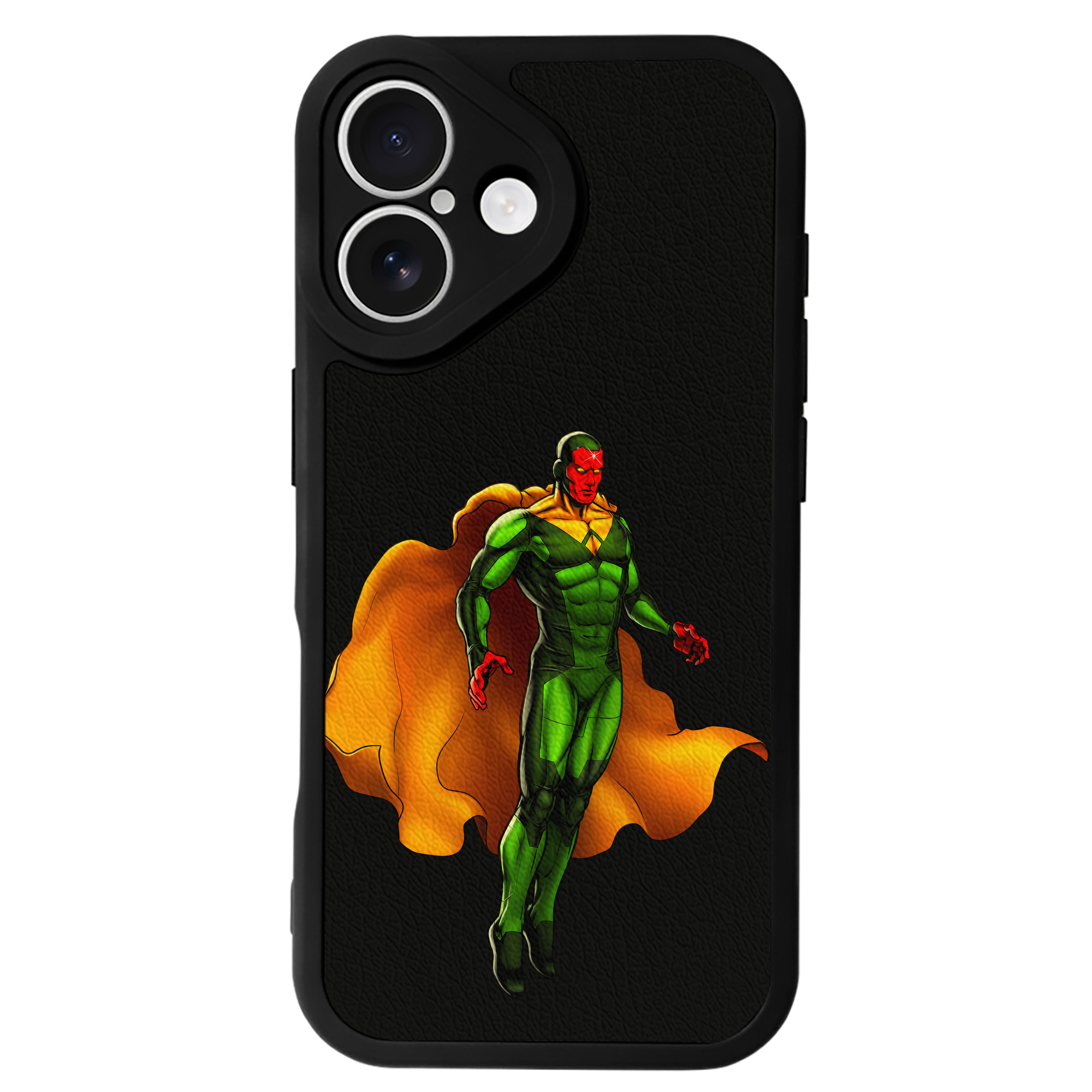 （画像用） アベンジャーズ The Avengers 【iPhone 16シリーズ対応】シリコンスマホケース（レザー調） 材質：シリコン